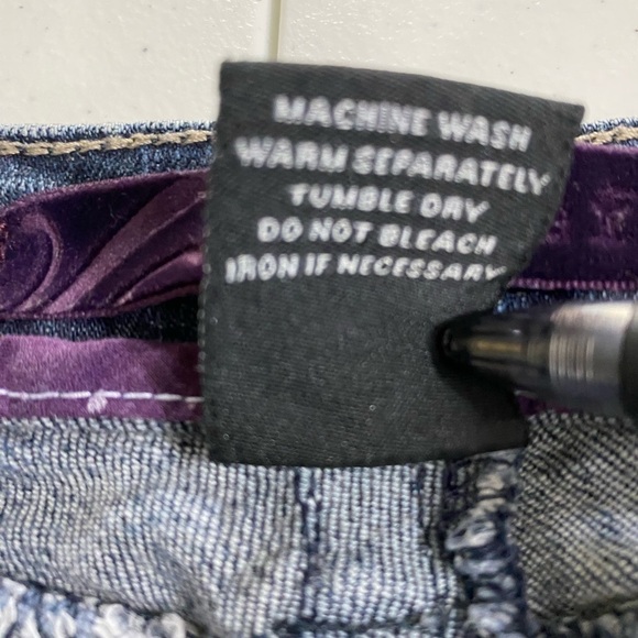 Refuge Womens Juniors Size 9 Short Flare 6 Pocket Denim Jeans - Picture 3 of 4